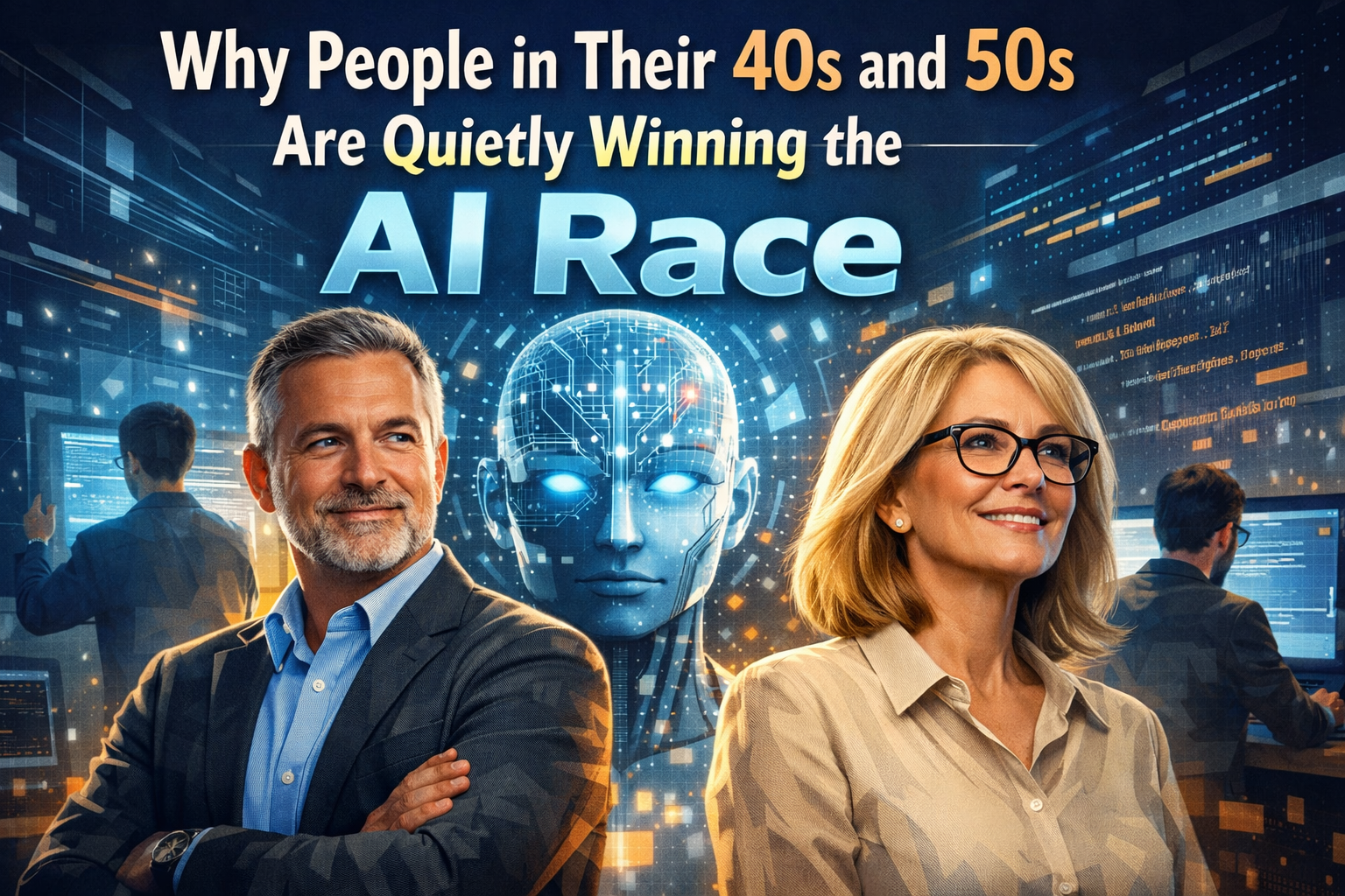 Why People in Their 40s and 50s Are Quietly Winning the AI Race