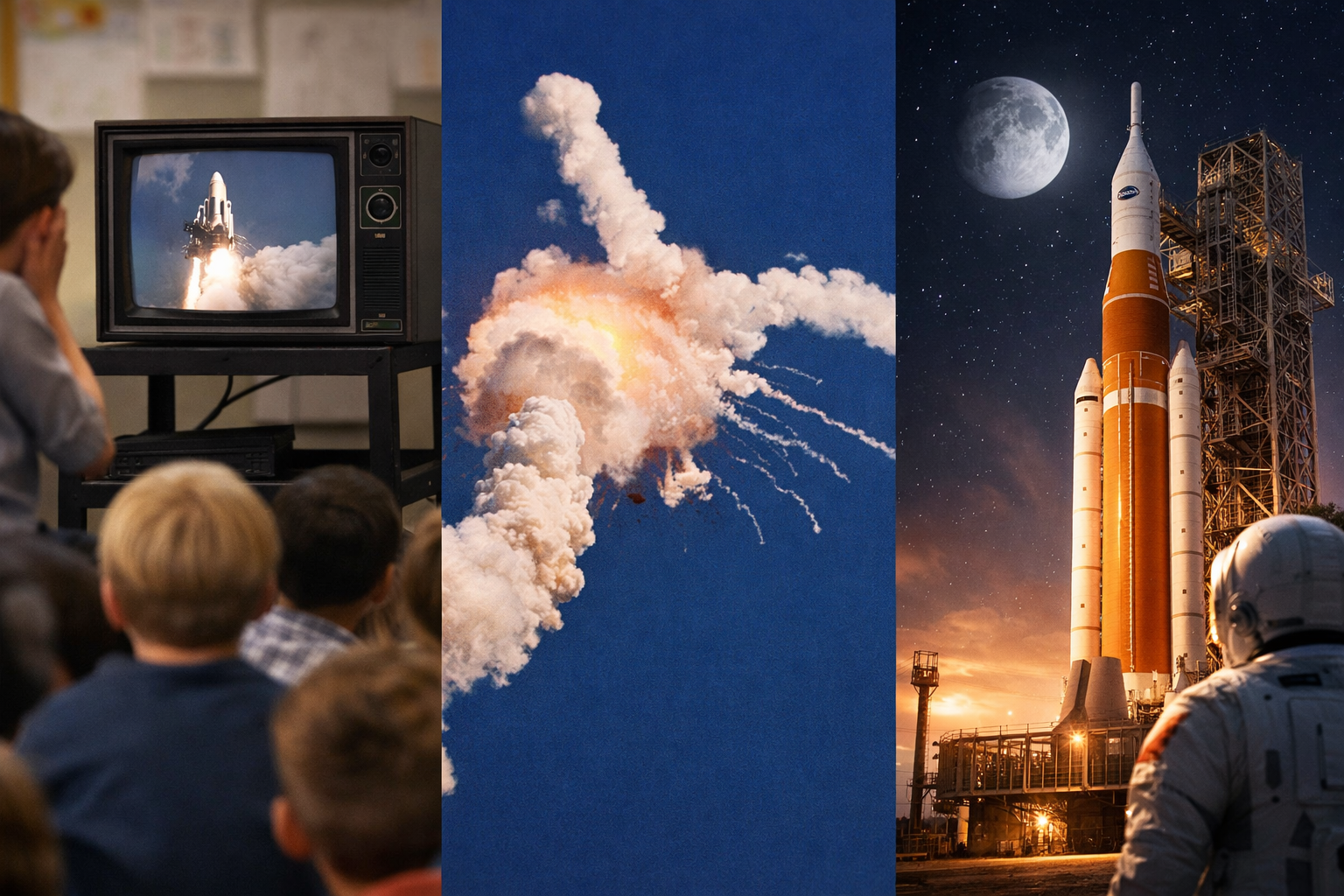 From Challenger to Artemis — watching the shuttle launch as a kid, the explosion, and the new rocket on the pad